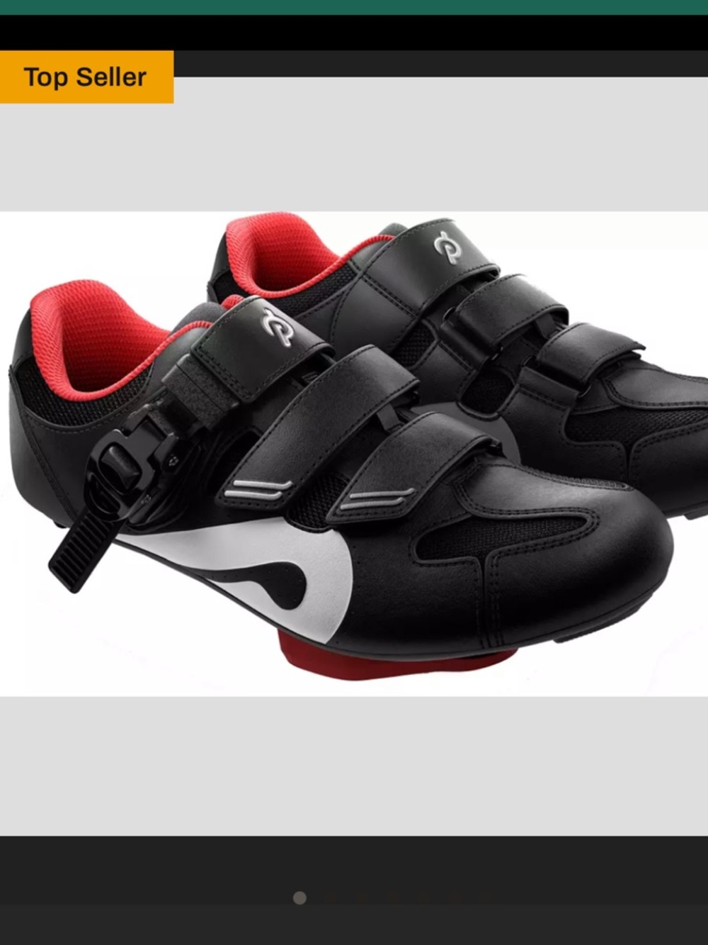Peloton Cycling Shoes Black Red Size 42 / Women’s 11 / Men’s 9 New No Box